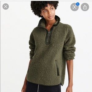 Abercombie Sherpa Half-Zip Pullover